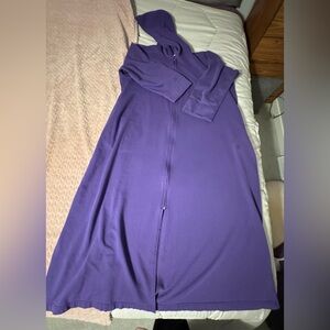 CO Purple Zip-Up robe